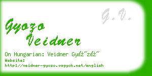 gyozo veidner business card